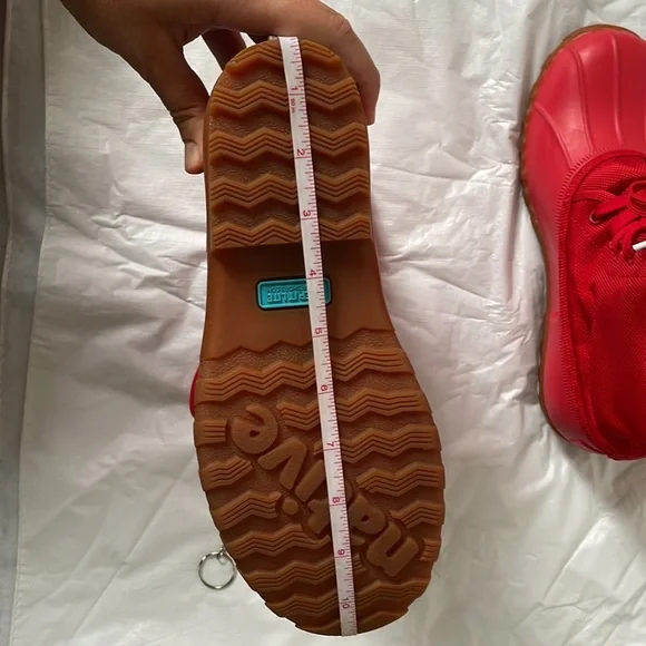 Native Rain Boots Color-Red Size-39 NWOT - Picture 6 of 11